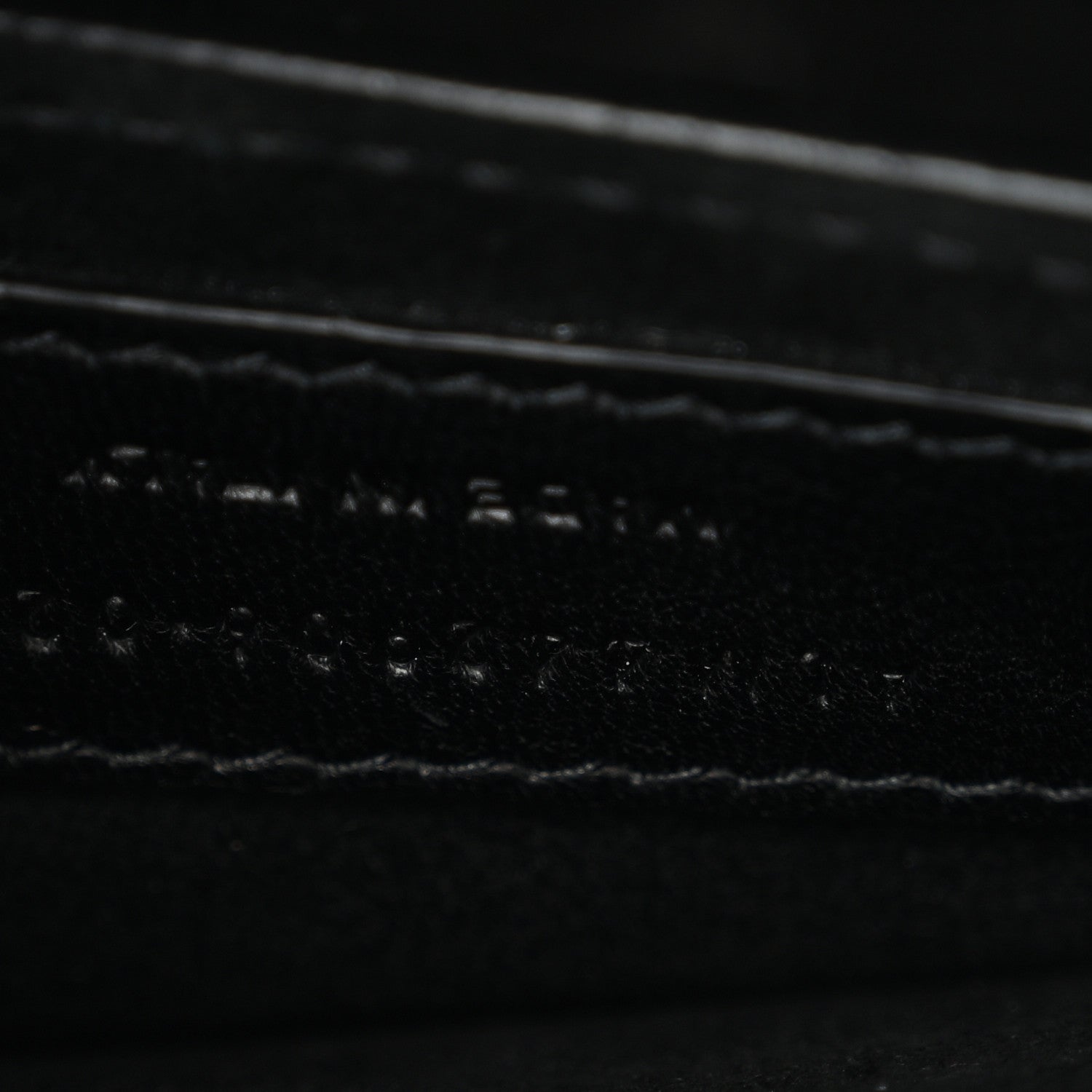Calfskin Crocodile Embossed Medium Monogram Sunset Black