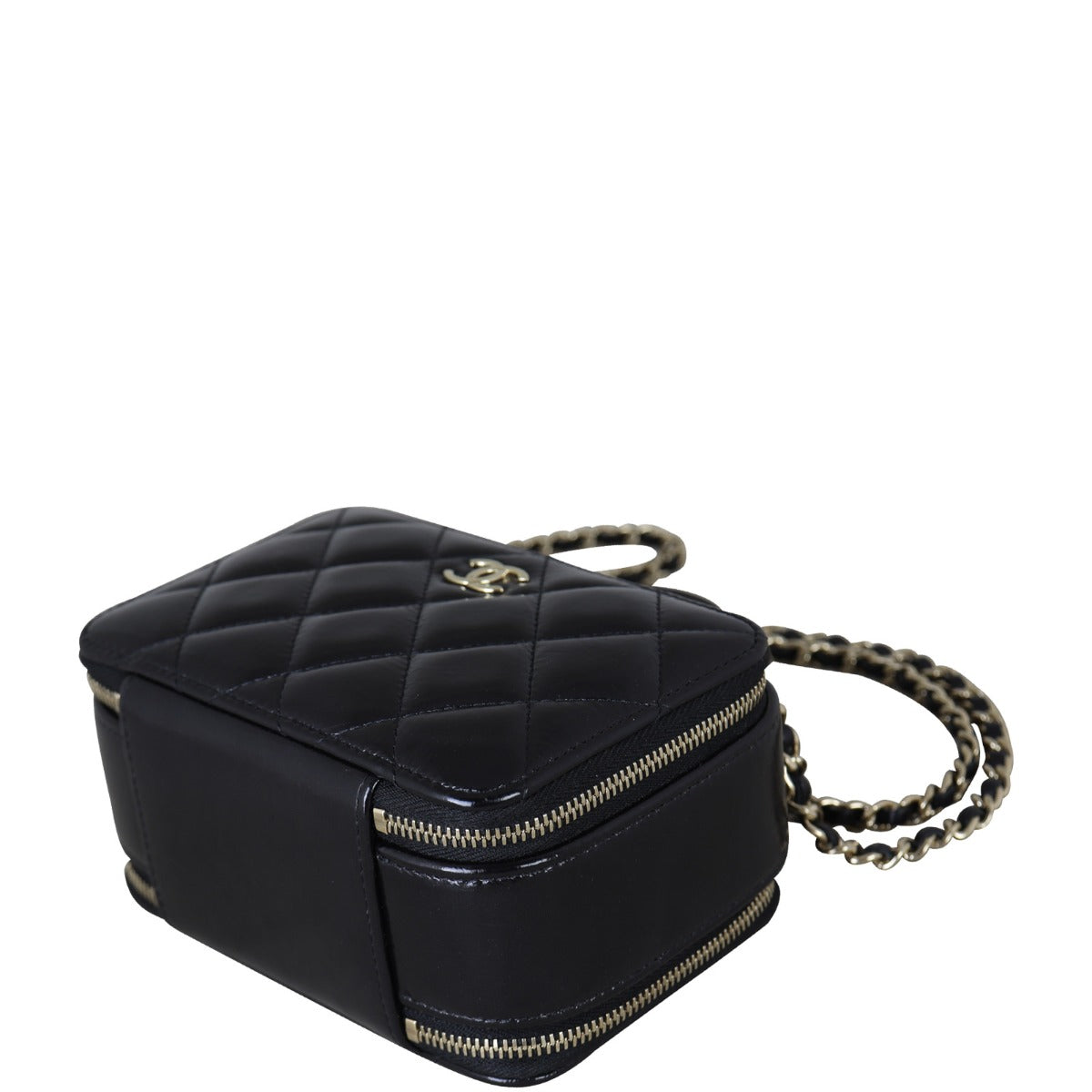 Chanel Vanity Case Chain Bag Mini Patent
