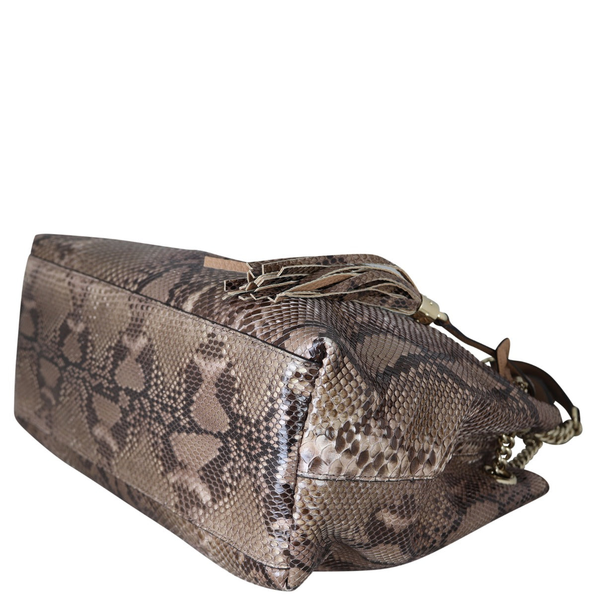 Gucci Soho Chain Tote Python