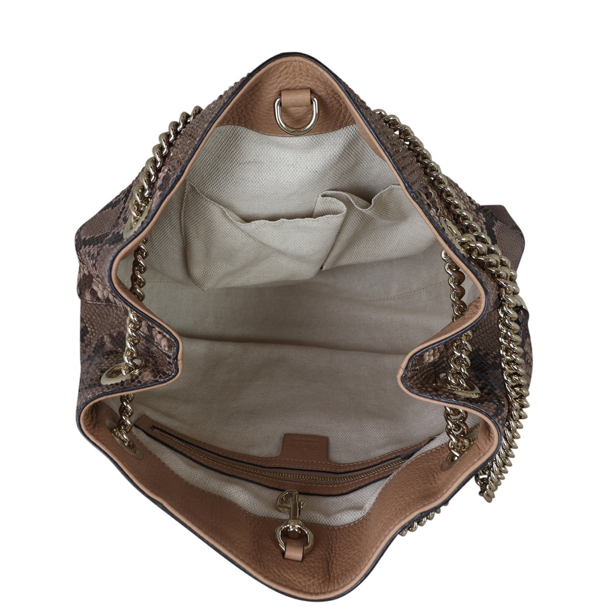 Gucci Soho Chain Tote Python