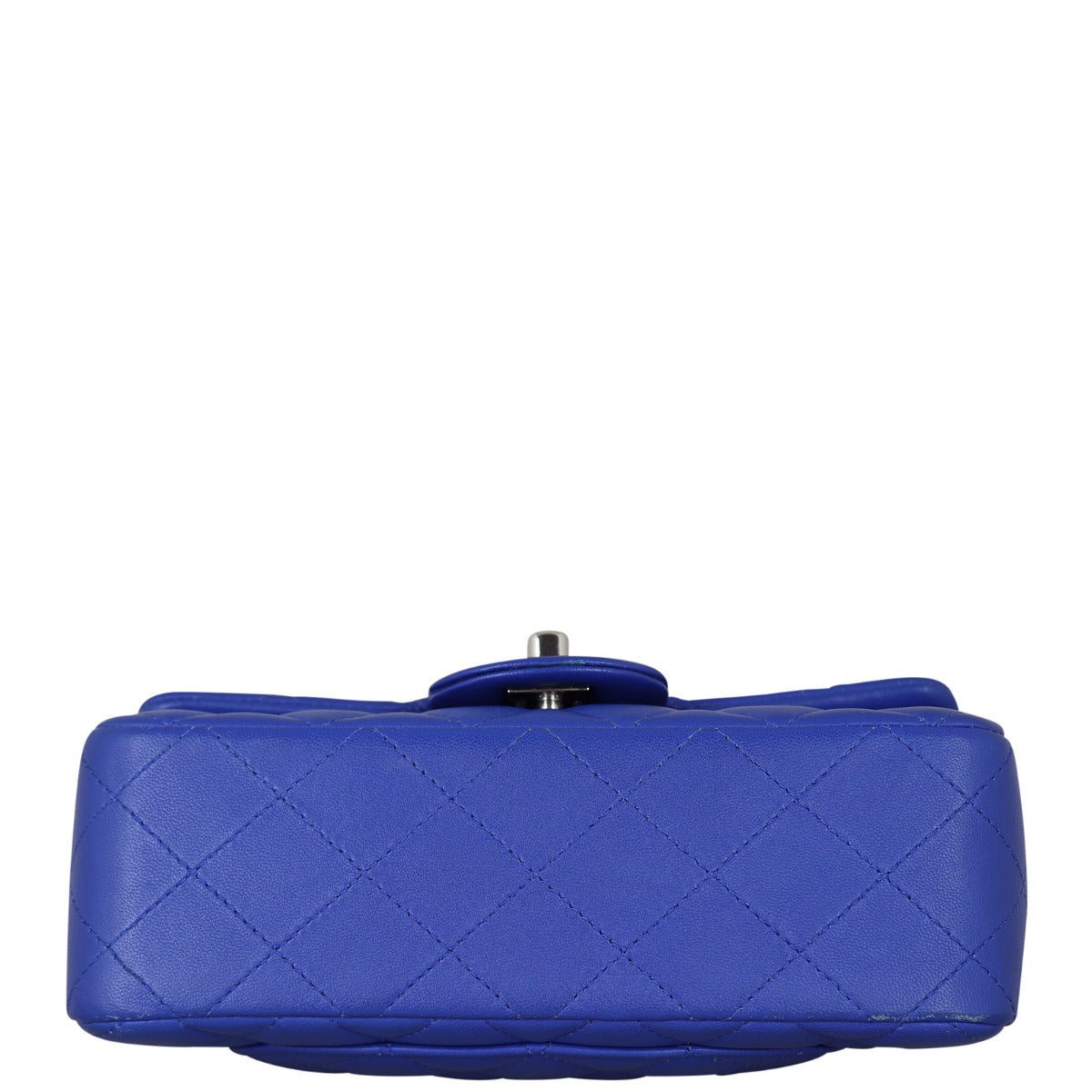 Chanel Classic Flap Mini Rectangular Bag | Blue Lambskin