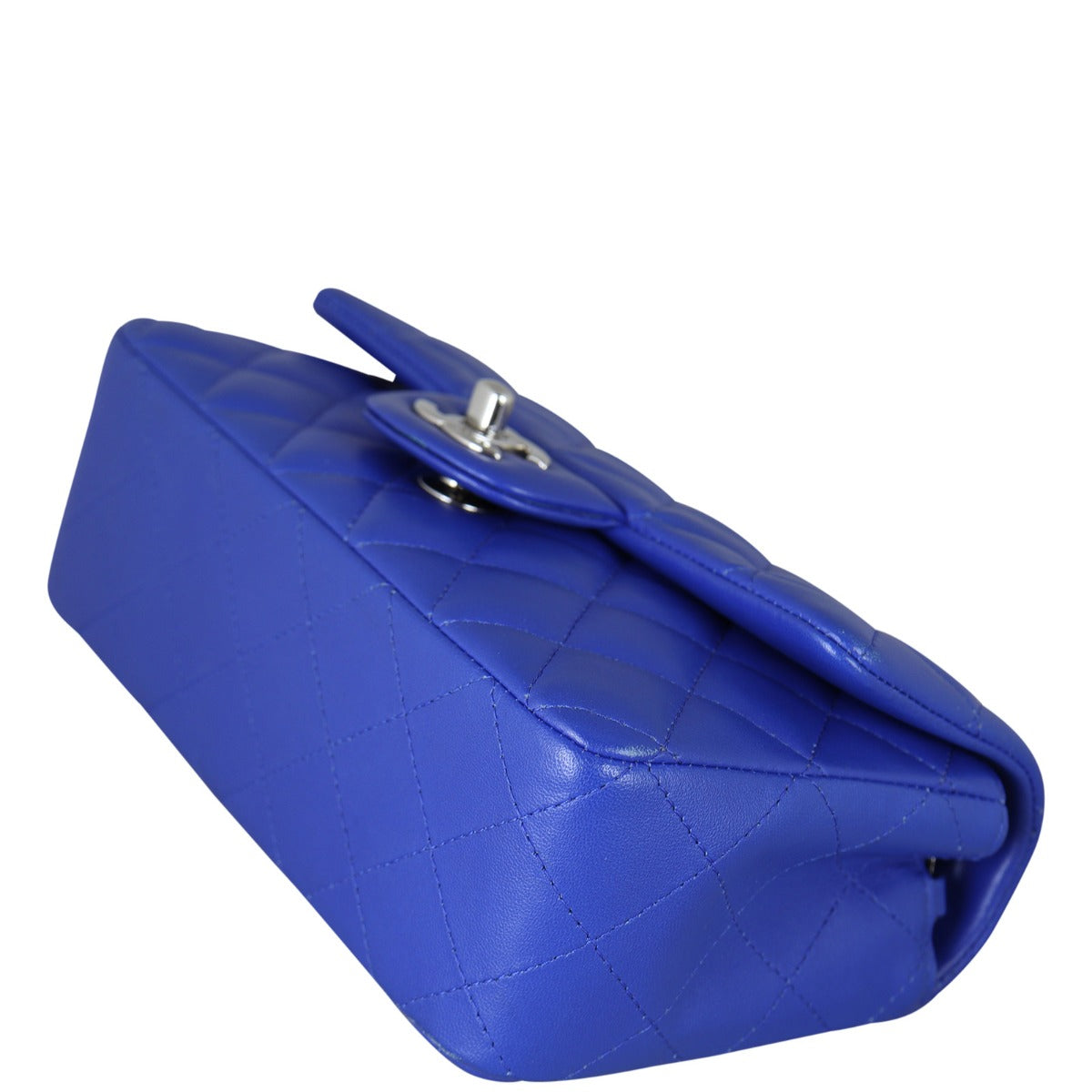 Chanel Classic Flap Mini Rectangular Bag | Blue Lambskin