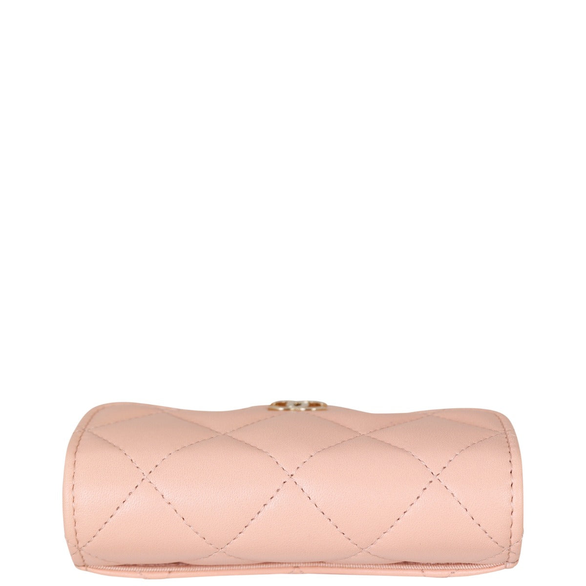 Chanel Classic Card Holder on Chain | Peach