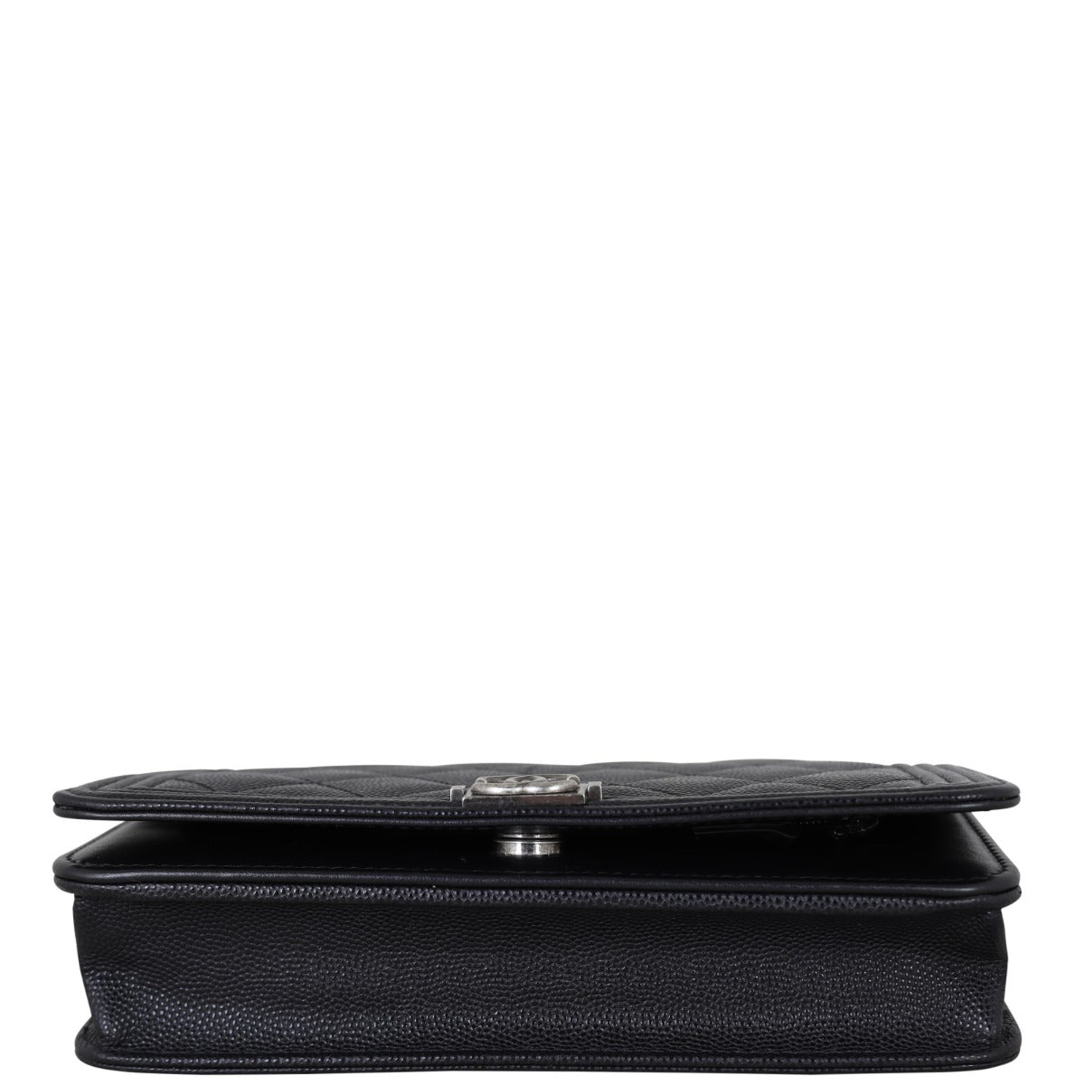Chanel Boy Wallet on Chain | Black Caviar