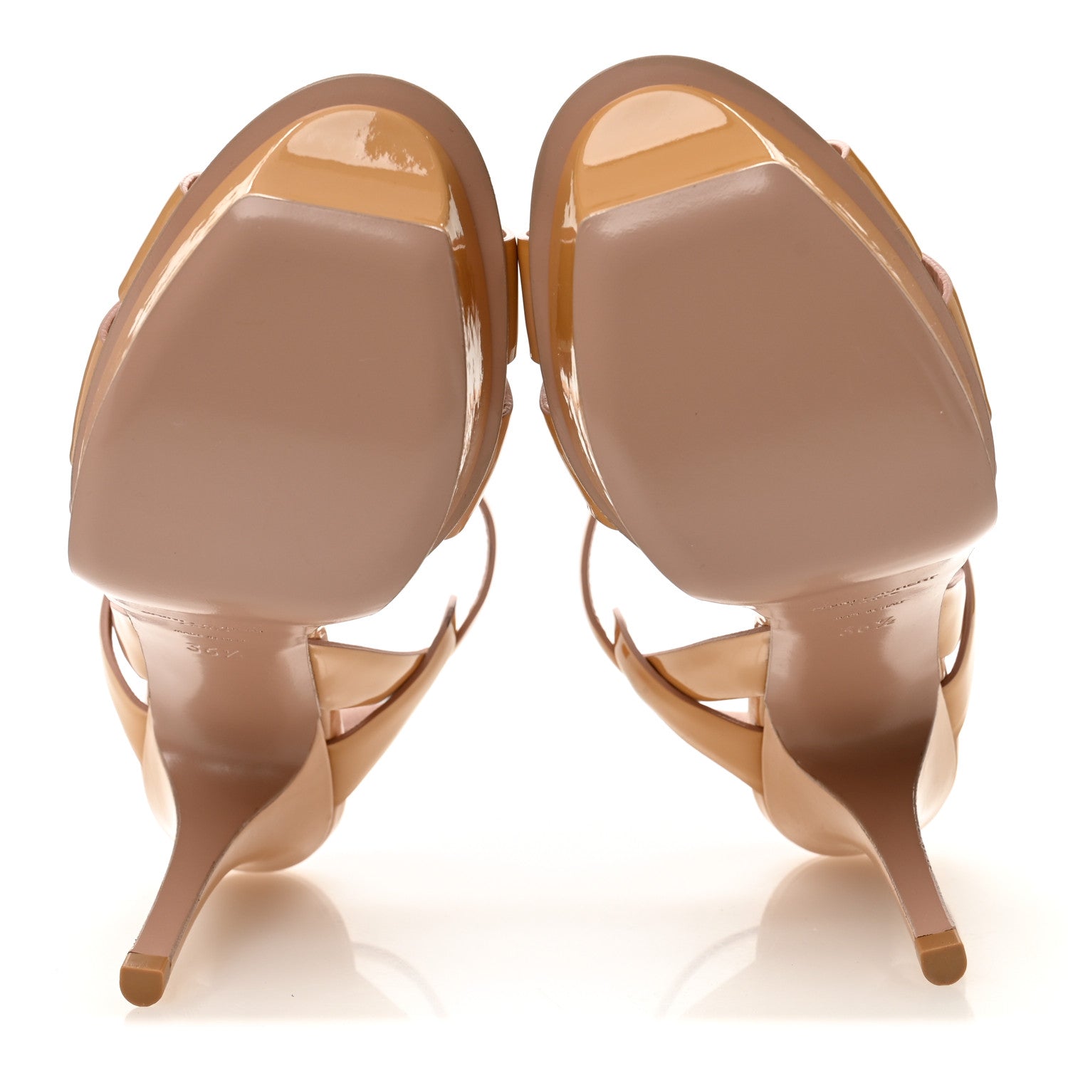 Patent Tribute 75 Platform Sandals 36.5 Pale Pink