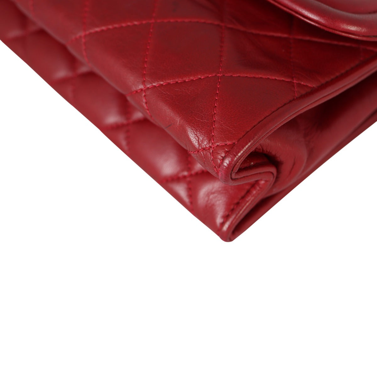 Chanel Vintage Quilted Flap Bag | Red