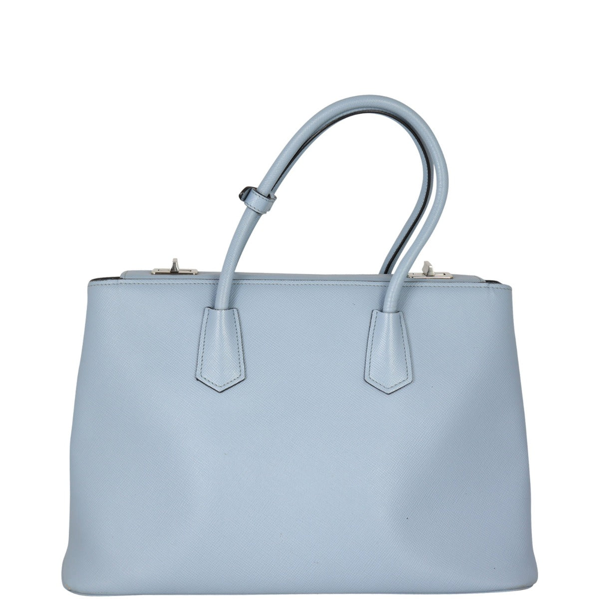 Prada Saffiano Cuir Twist Lock Tote