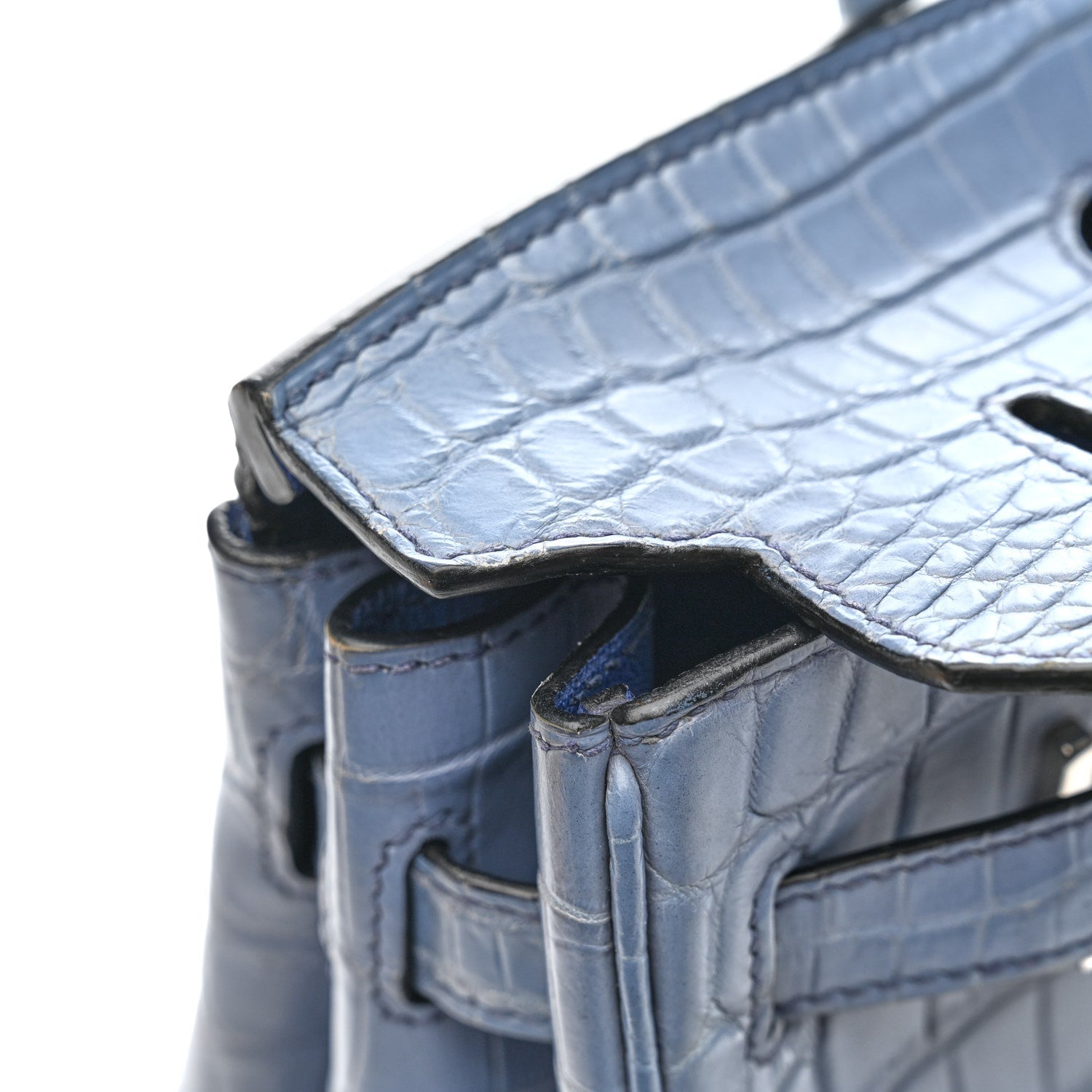 Matte Niloticus Crocodile Birkin 30 Bleu Ciel