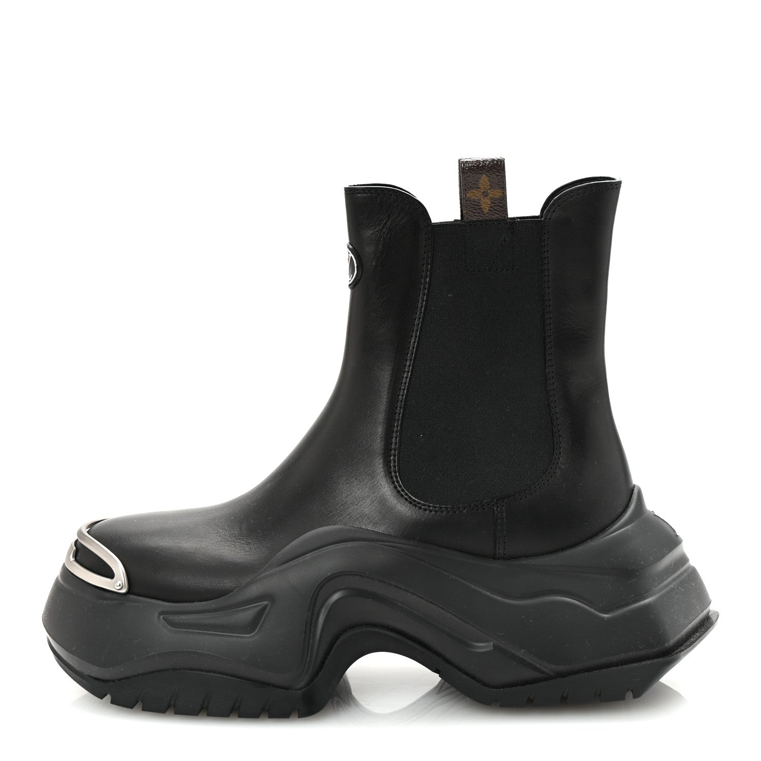 Calfskin Archlight 2.0 Block Heel Ankle Boots 38.5 Black