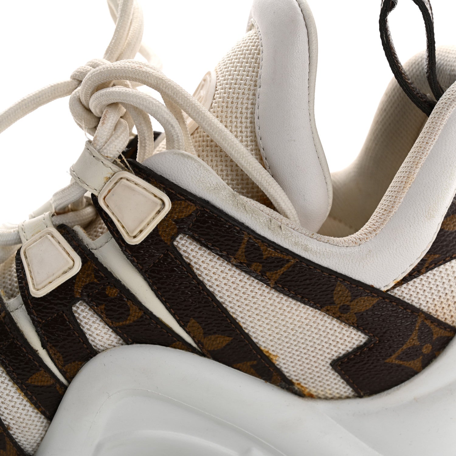 Patent Monogram LV Archlight Sneakers 37 White