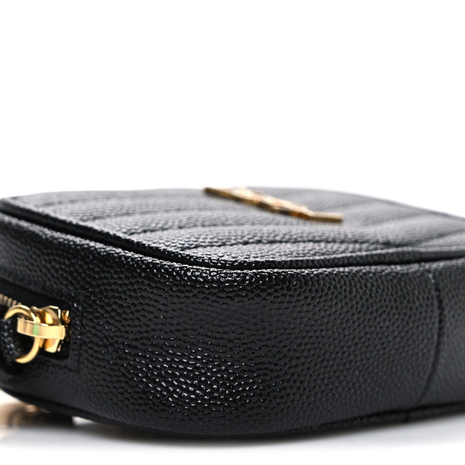 Grain De Poudre Matelasse Monogram Baby Lou Camera Bag Black