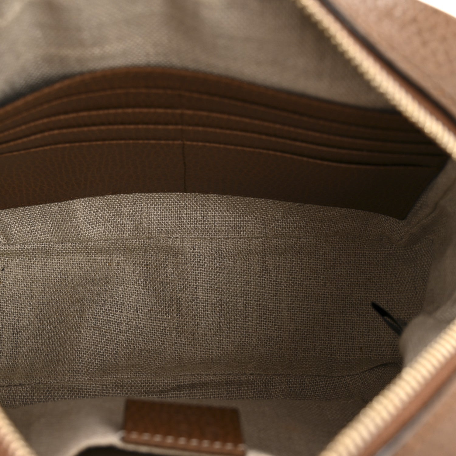 Monogram Mini Bree Messenger Bag Beige Tabacco
