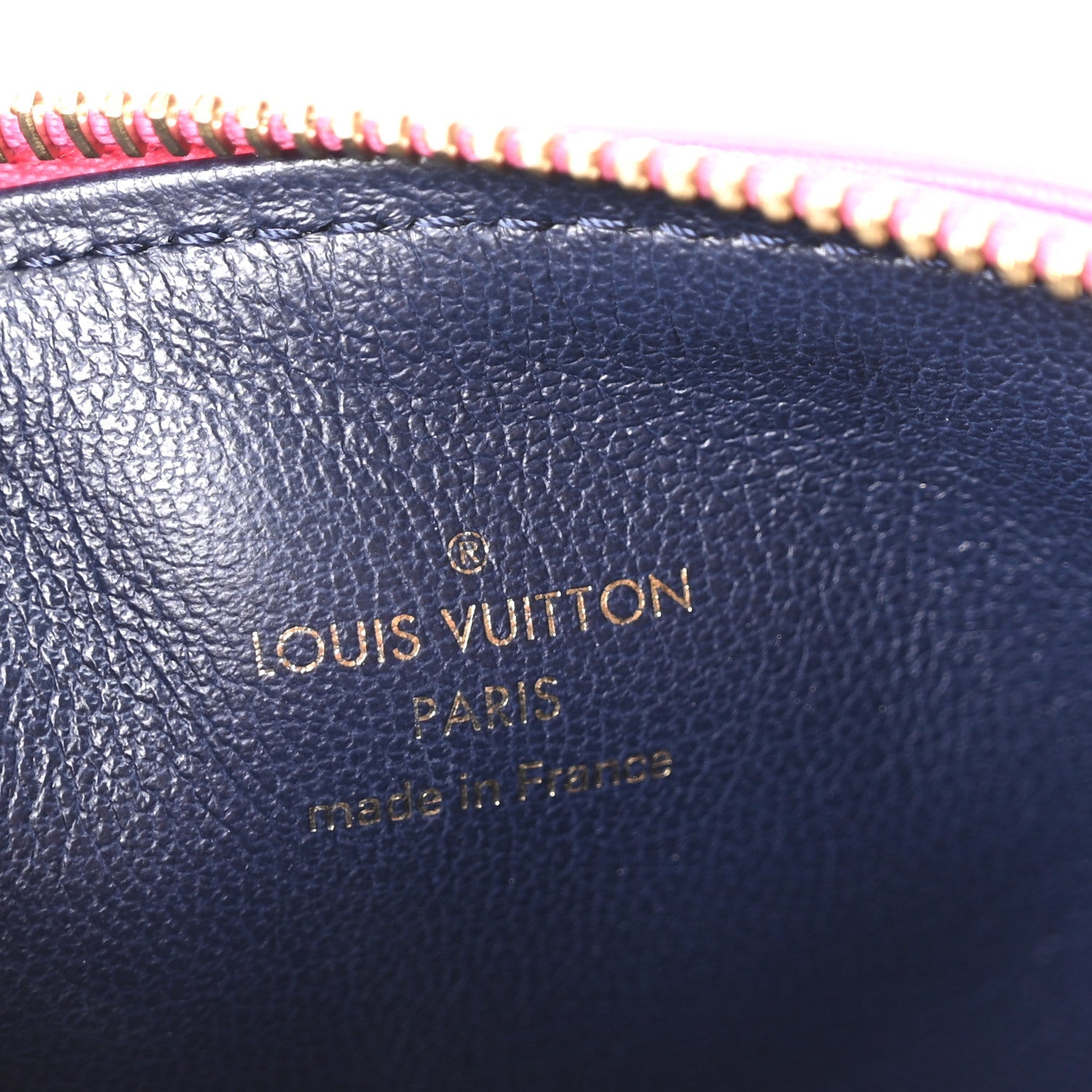 Lambskin Embossed Monogram Coussin PM Rose Miami