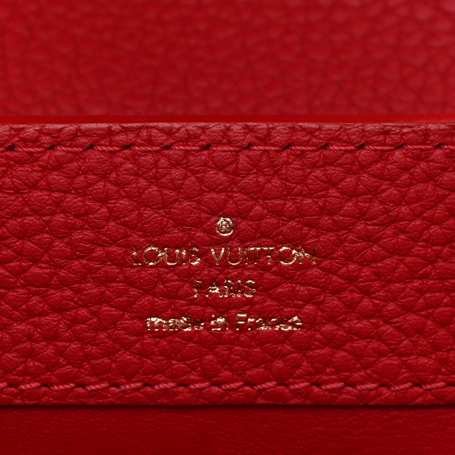 Taurillon Mini Capucines Scarlet