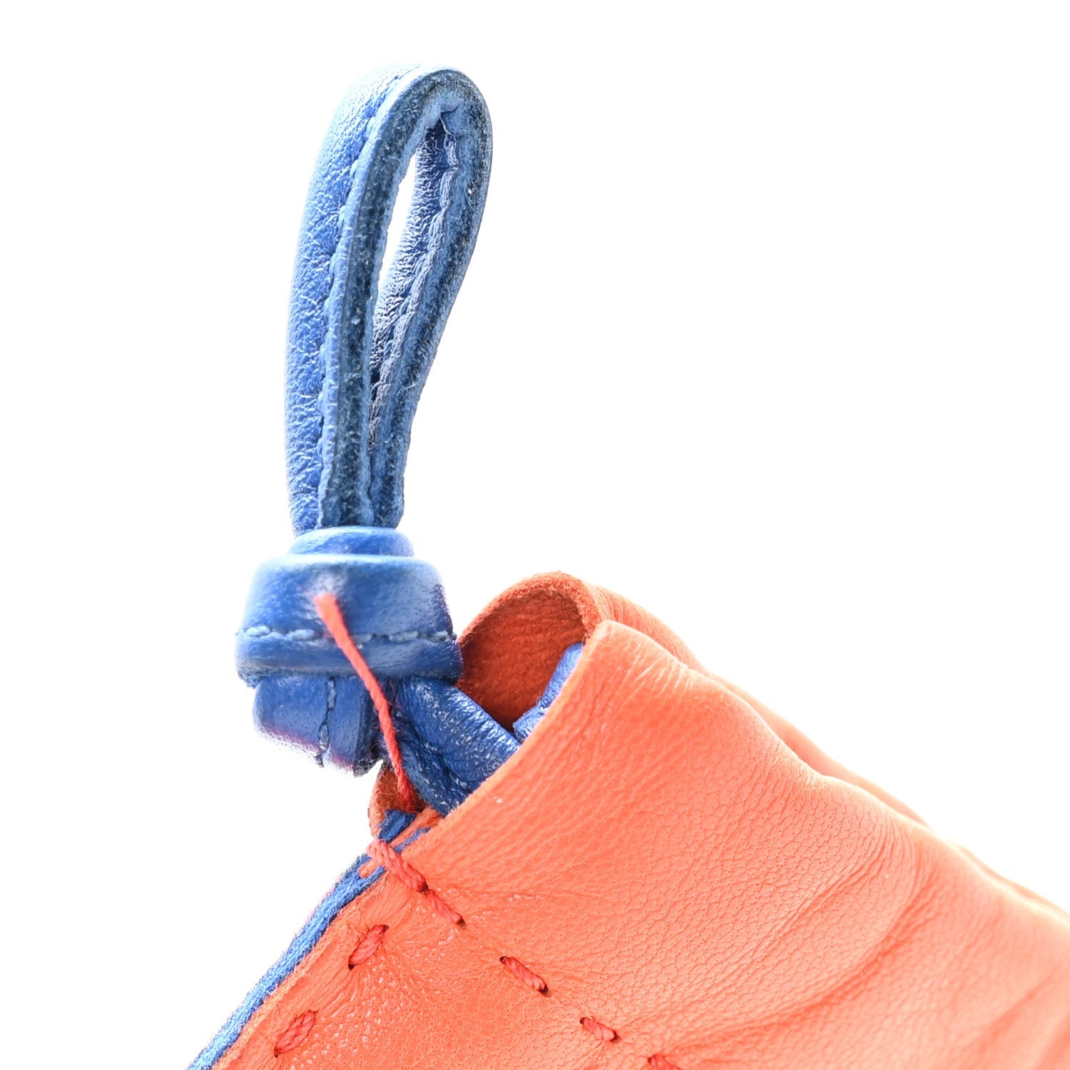 Milo Lambskin Swift Pilo Phone Case Orange Blue