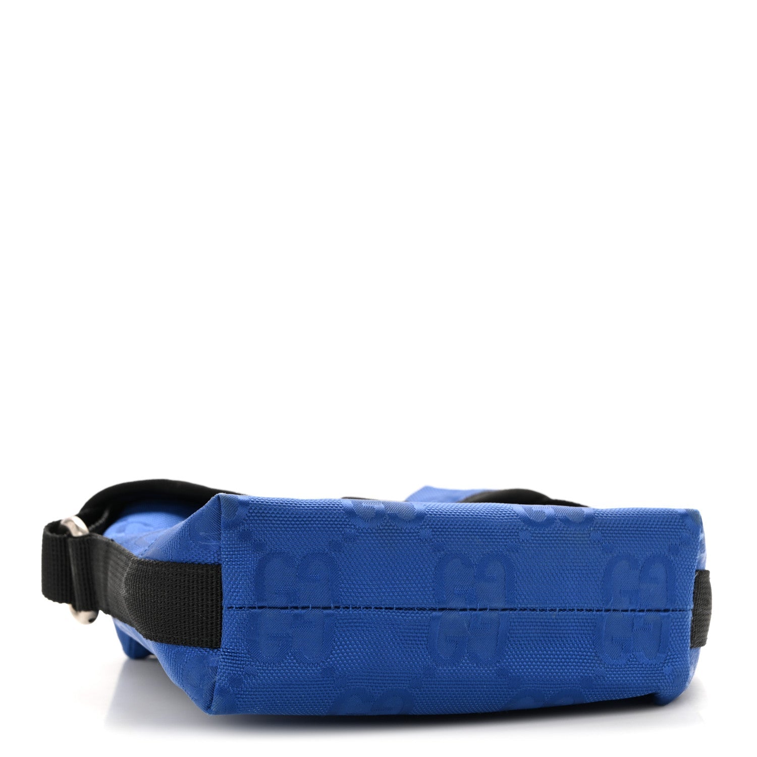 Econyl Nylon Monogram Off The Grid Messenger Bag Orient Blue Black