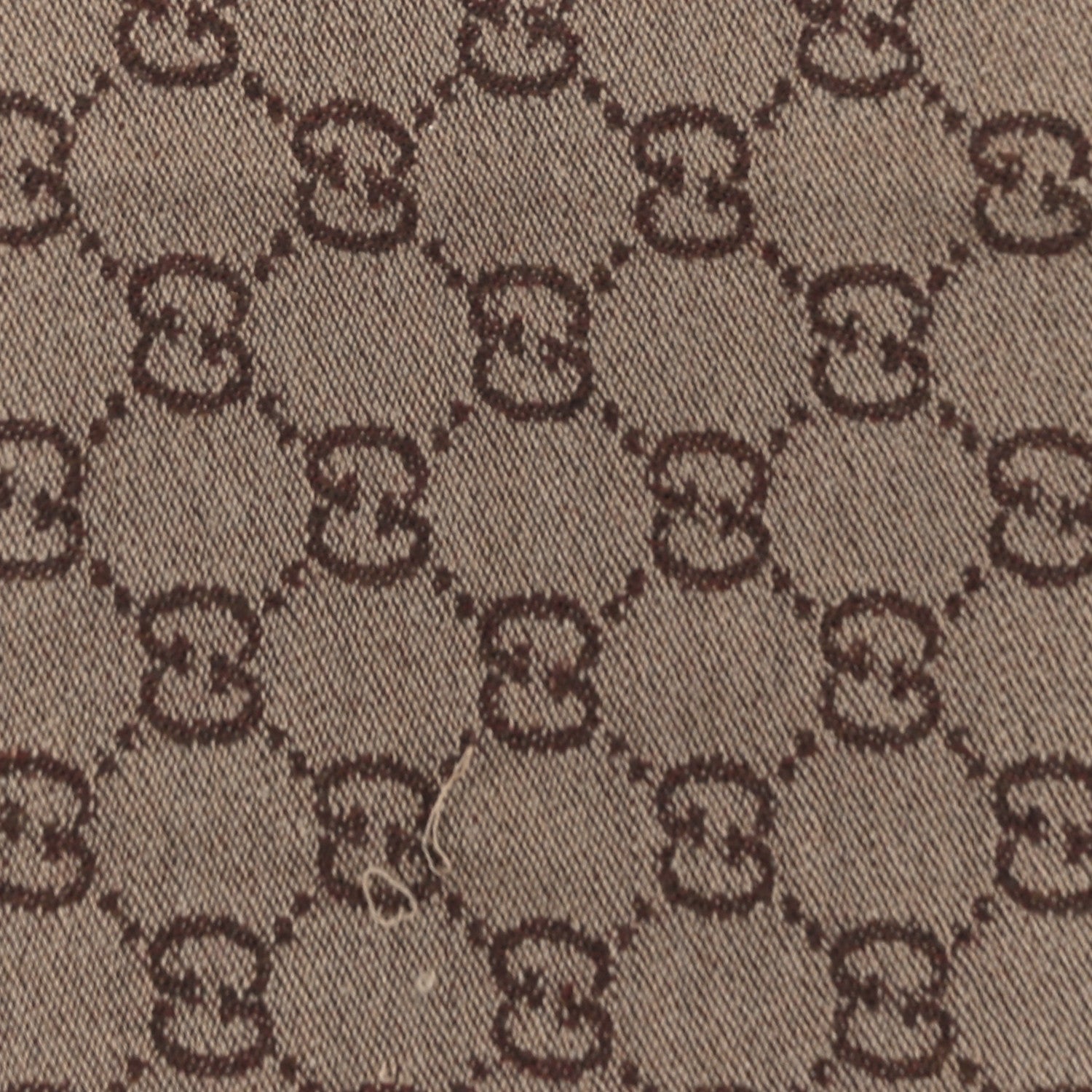 Wool Jacquard GG Monogram Sten Fringe Scarf Light Brown