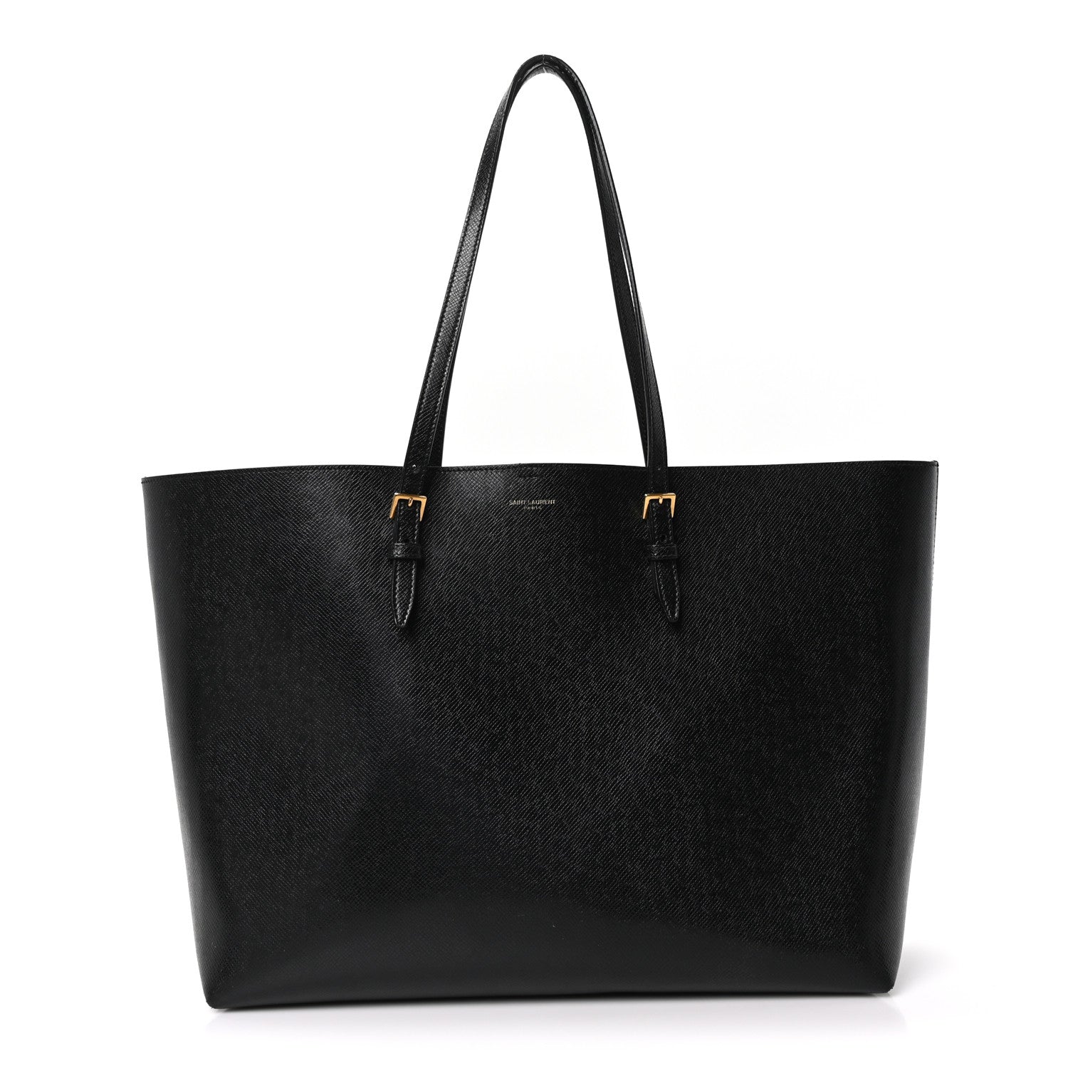 Calfskin Large Shopping Tote Black