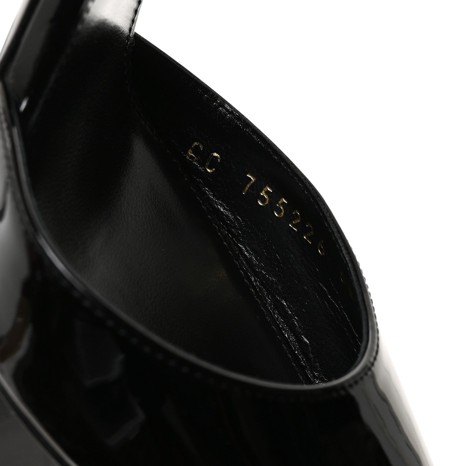 Vernice Grupy Avenue 110 Ankle Strap Pointed Pumps 38.5 Black