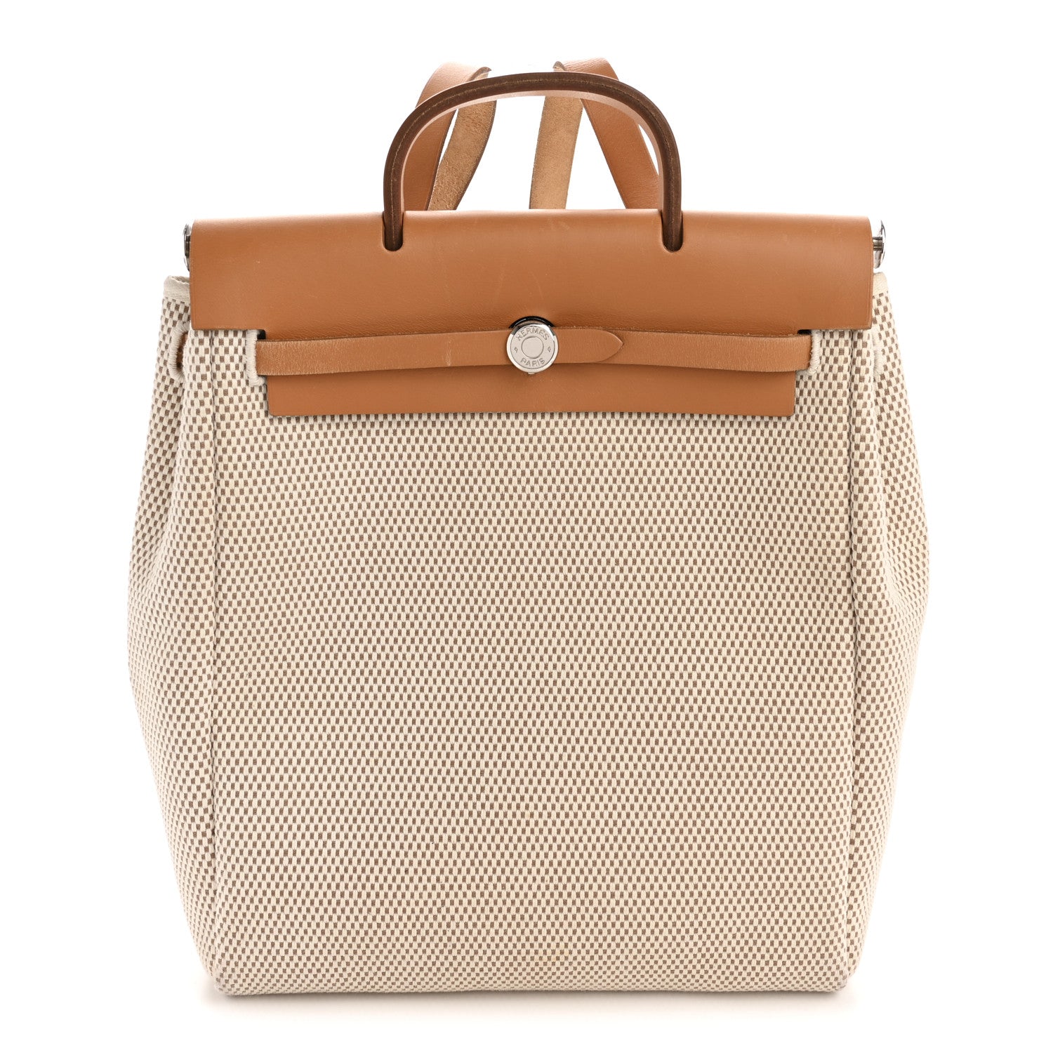 Vache Hunter Criss Viking Herbag a Dos Retourne Backpack Ecru Beige Naturel