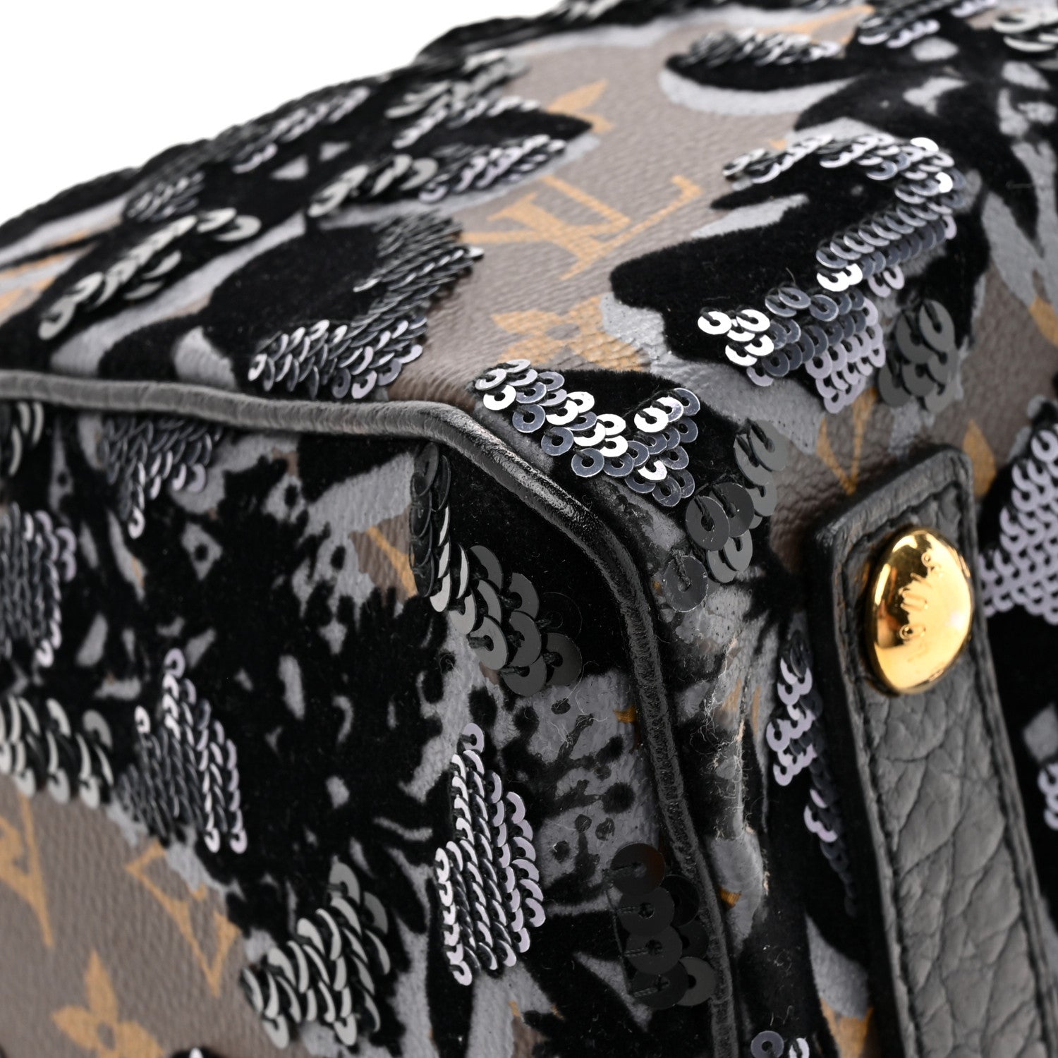 Monogram Fleur De Jais Sequins Speedy 30