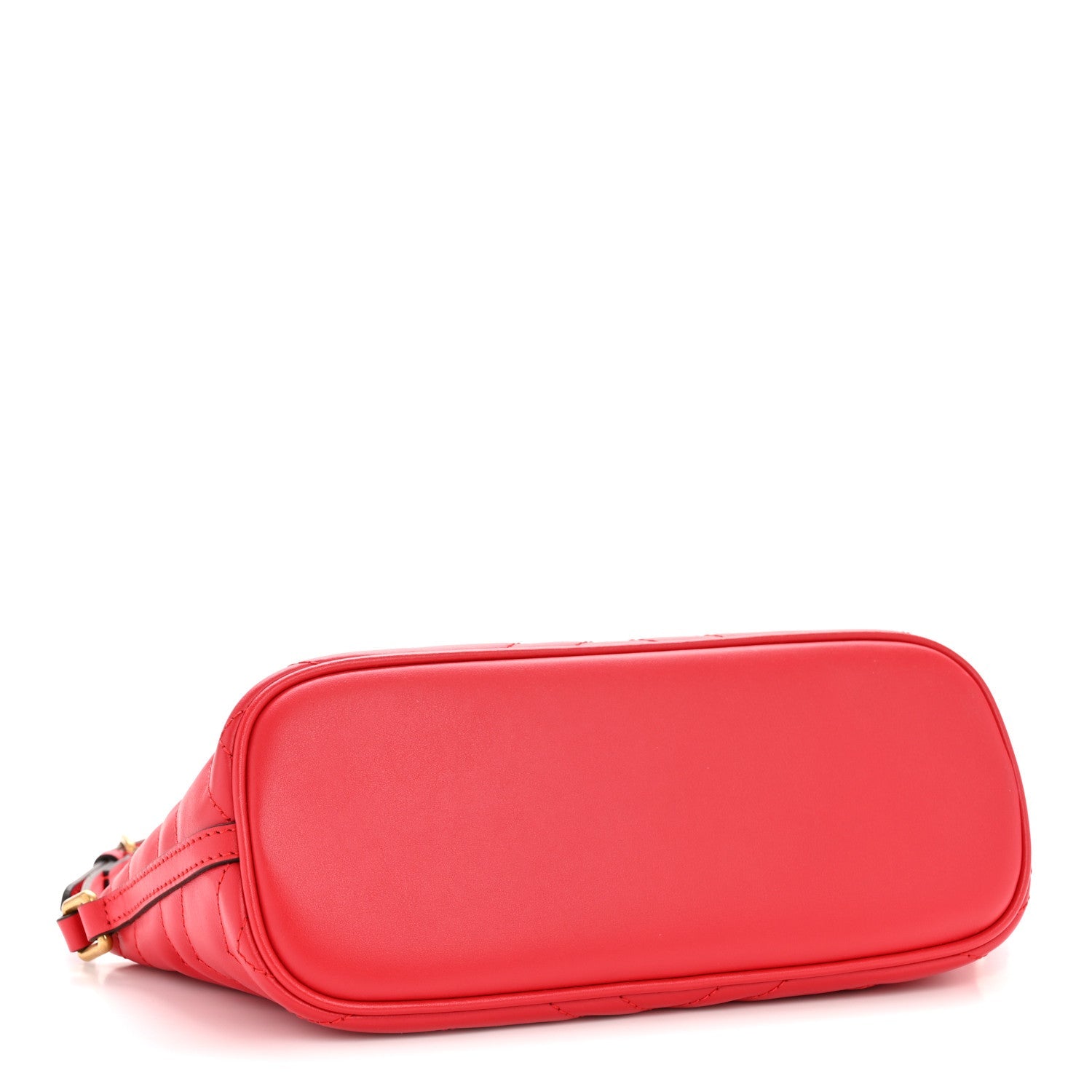 Calfskin Matelasse Chevron GG Marmont Sling Shoulder Bag Rosso