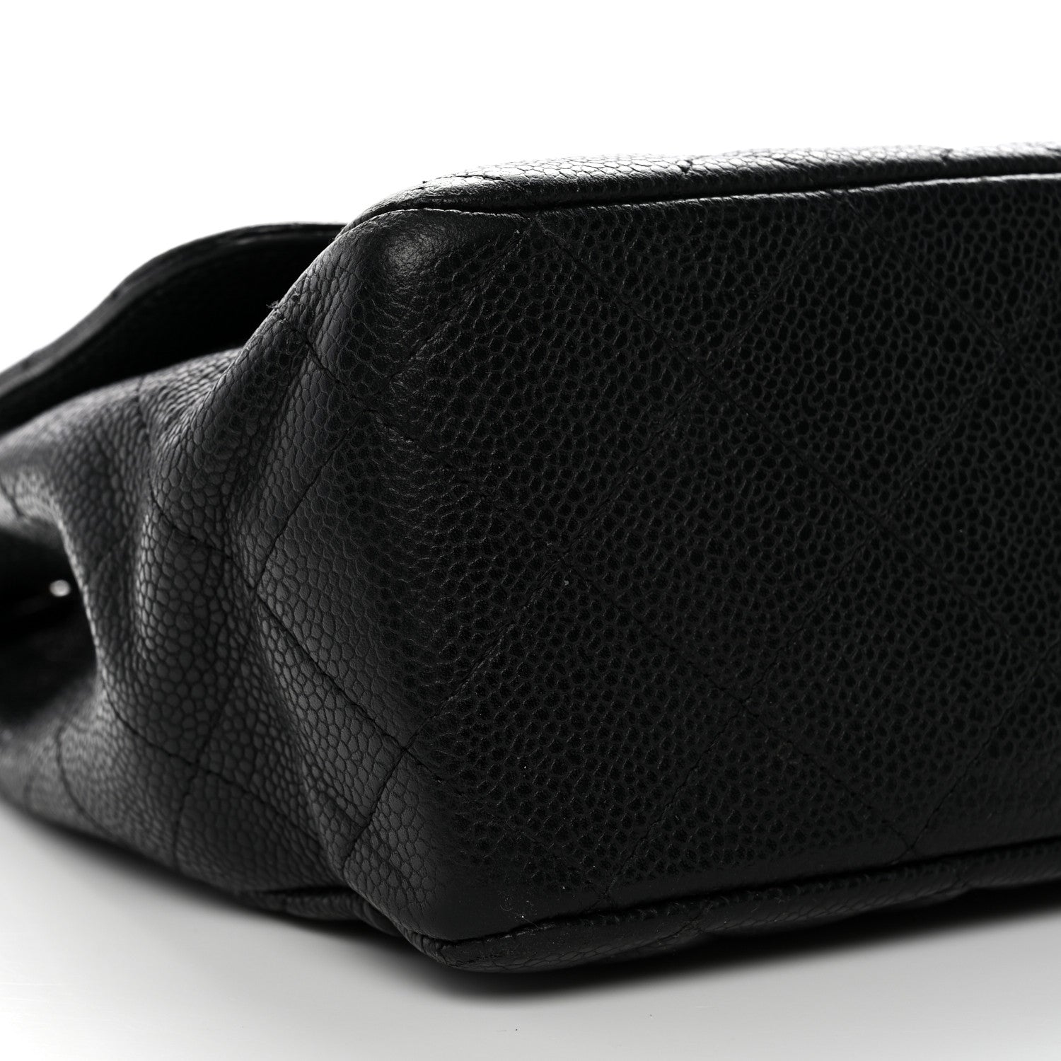 Caviar Quilted Jumbo Single Flap Black