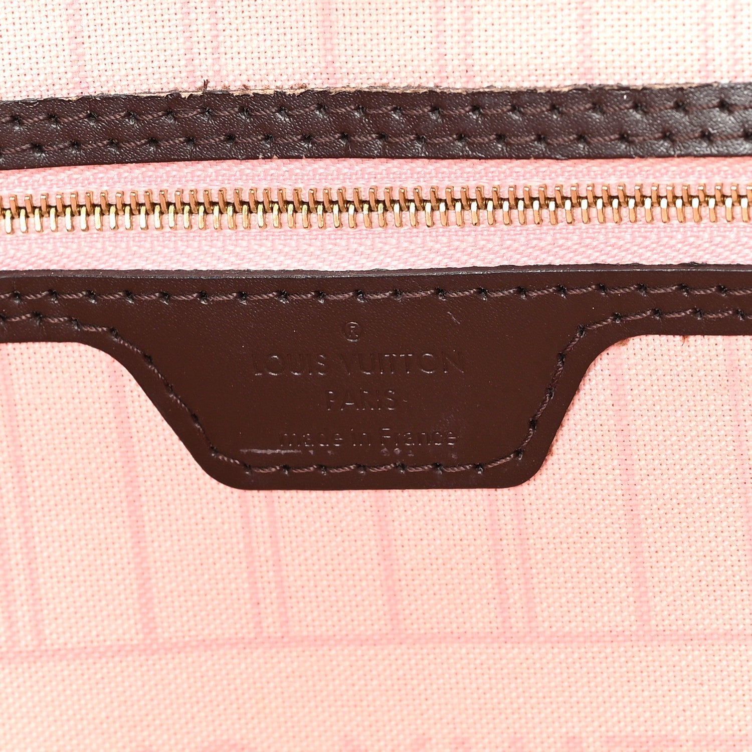 Damier Ebene Neo Neverfull MM Rose Ballerine