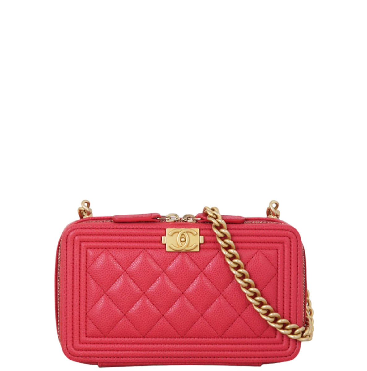 Chanel Boy Phone Pouch With Chain