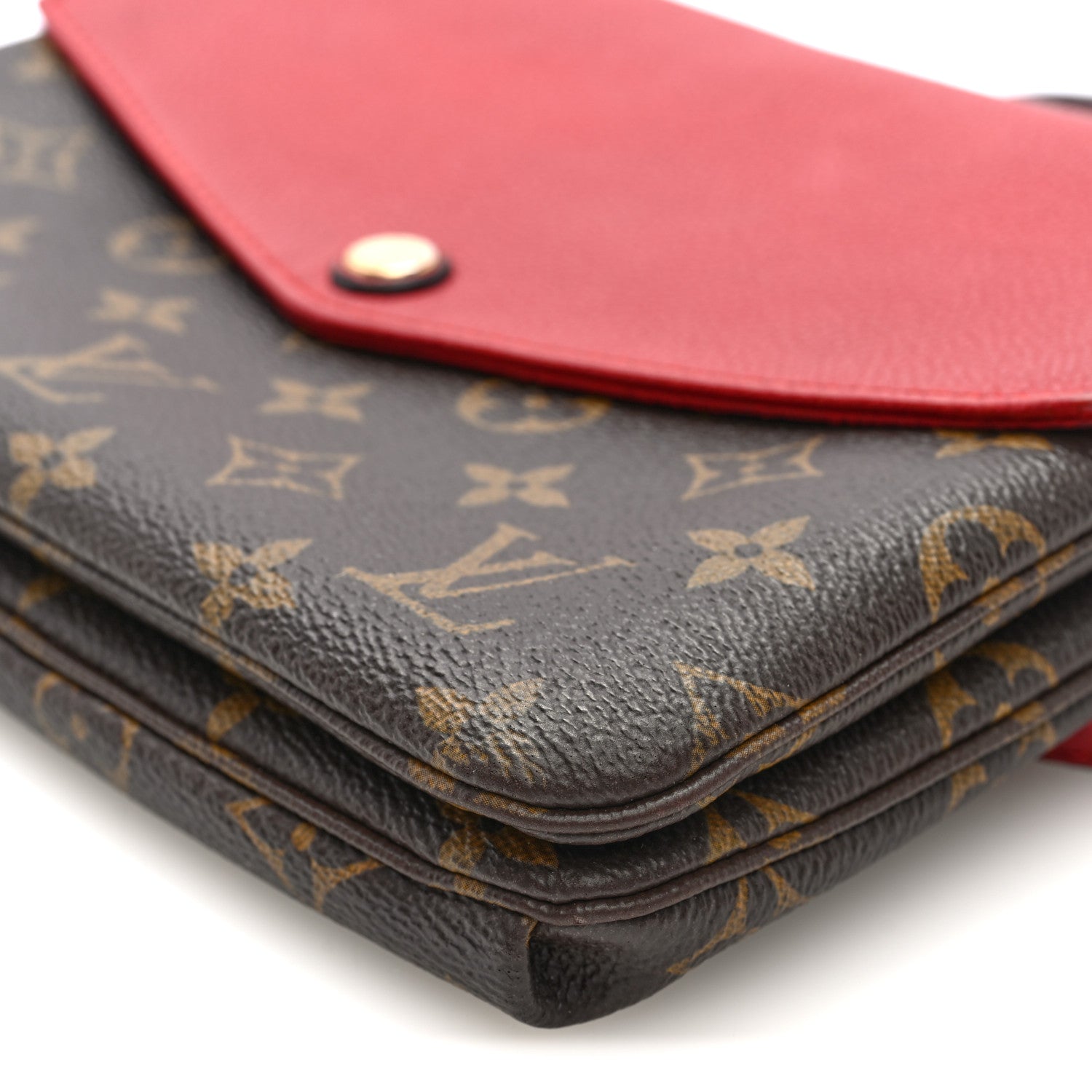 Monogram Twice Pochette Cherry