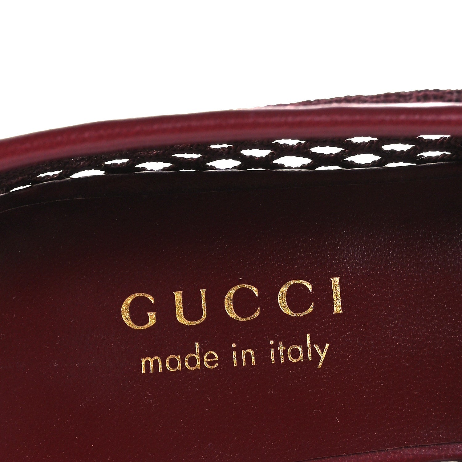 Video Net Nappa Horsebit Ballerina Flats 38 Rosso Ancora