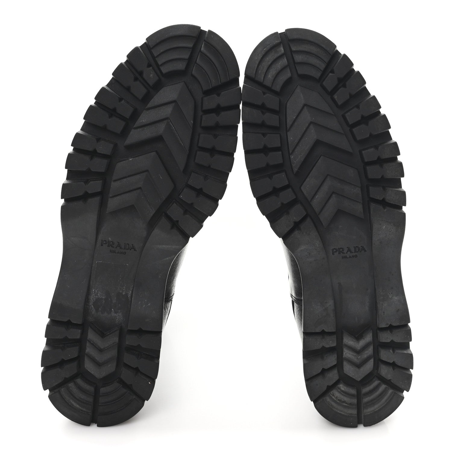 Calfskin Double Buckle Combat Boots 37 Black