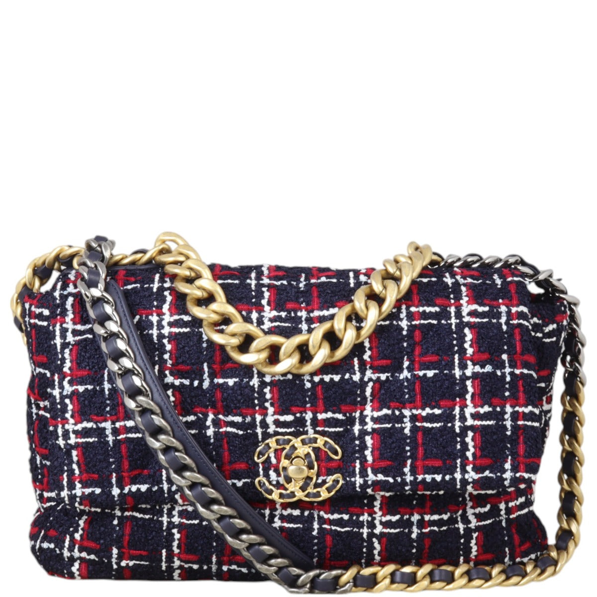 Chanel 19 Tweed Flap Bag Medium