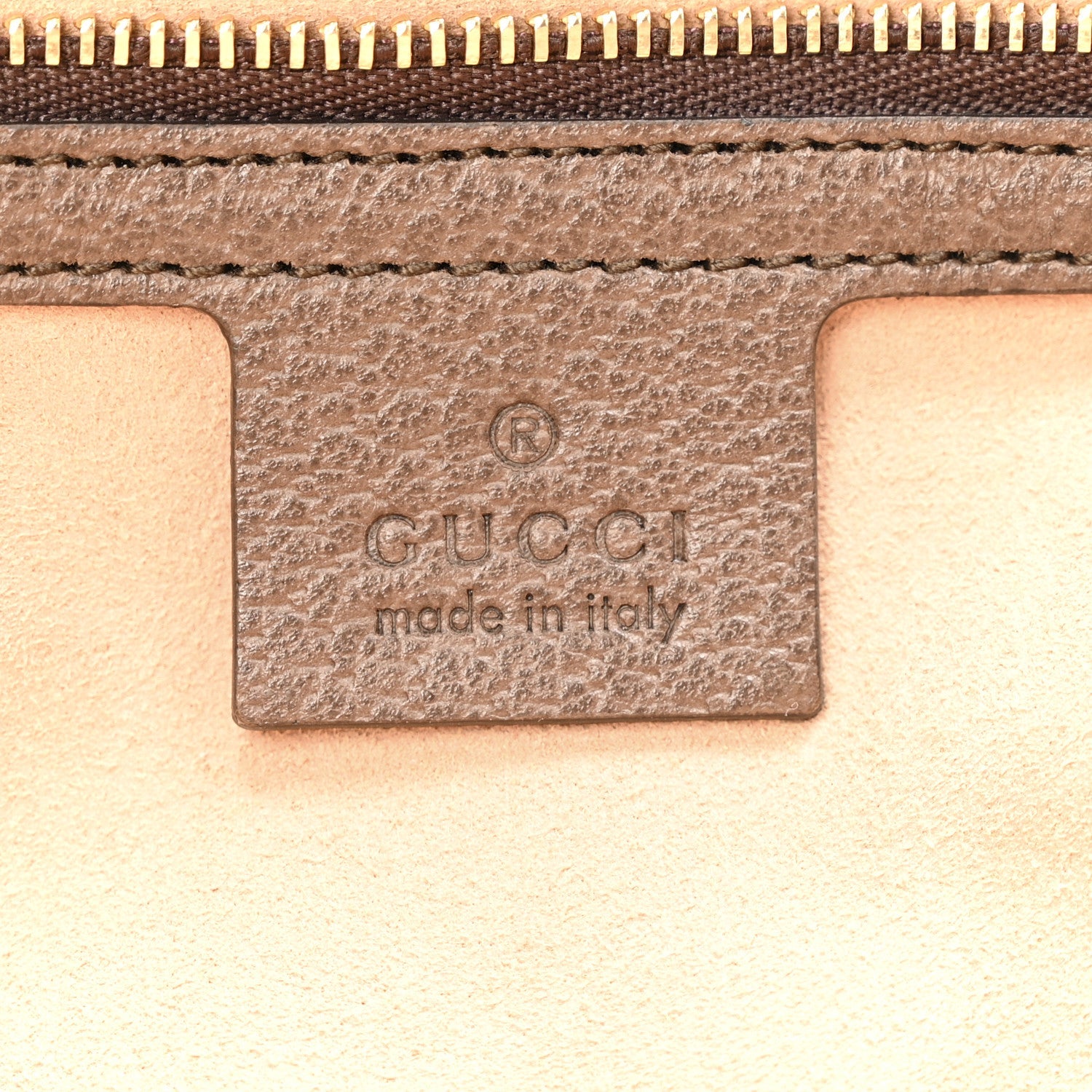 GG Supreme Monogram Textured Calfskin Web Medium Ophidia Shopping Tote Beige Ebony New Acero