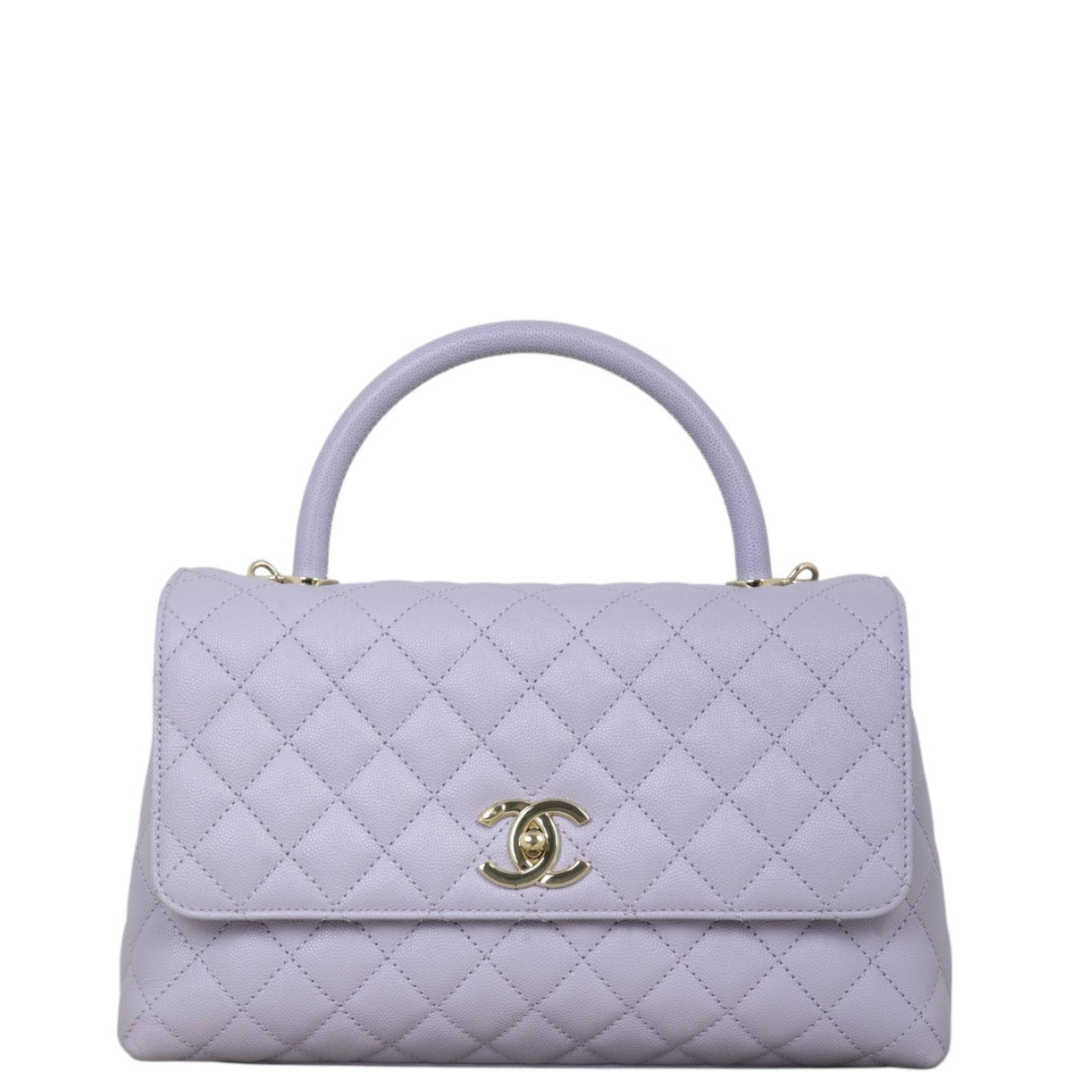 Chanel Coco Top Handle Flap Bag Medium