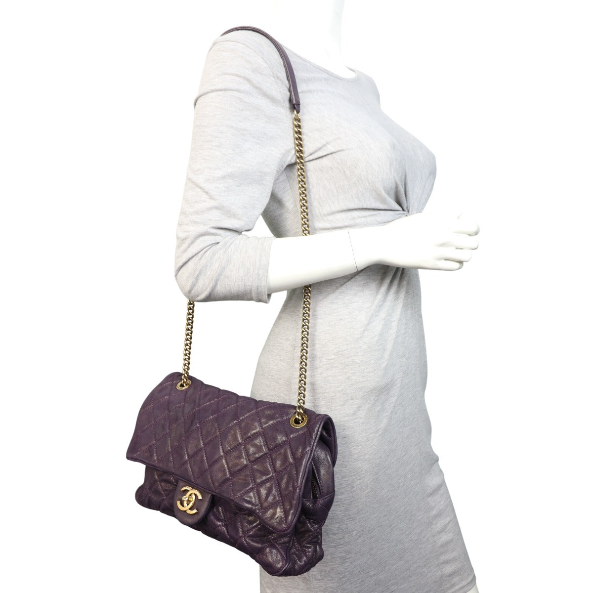 Chanel Easy Flap Bag Jumbo Iridescent