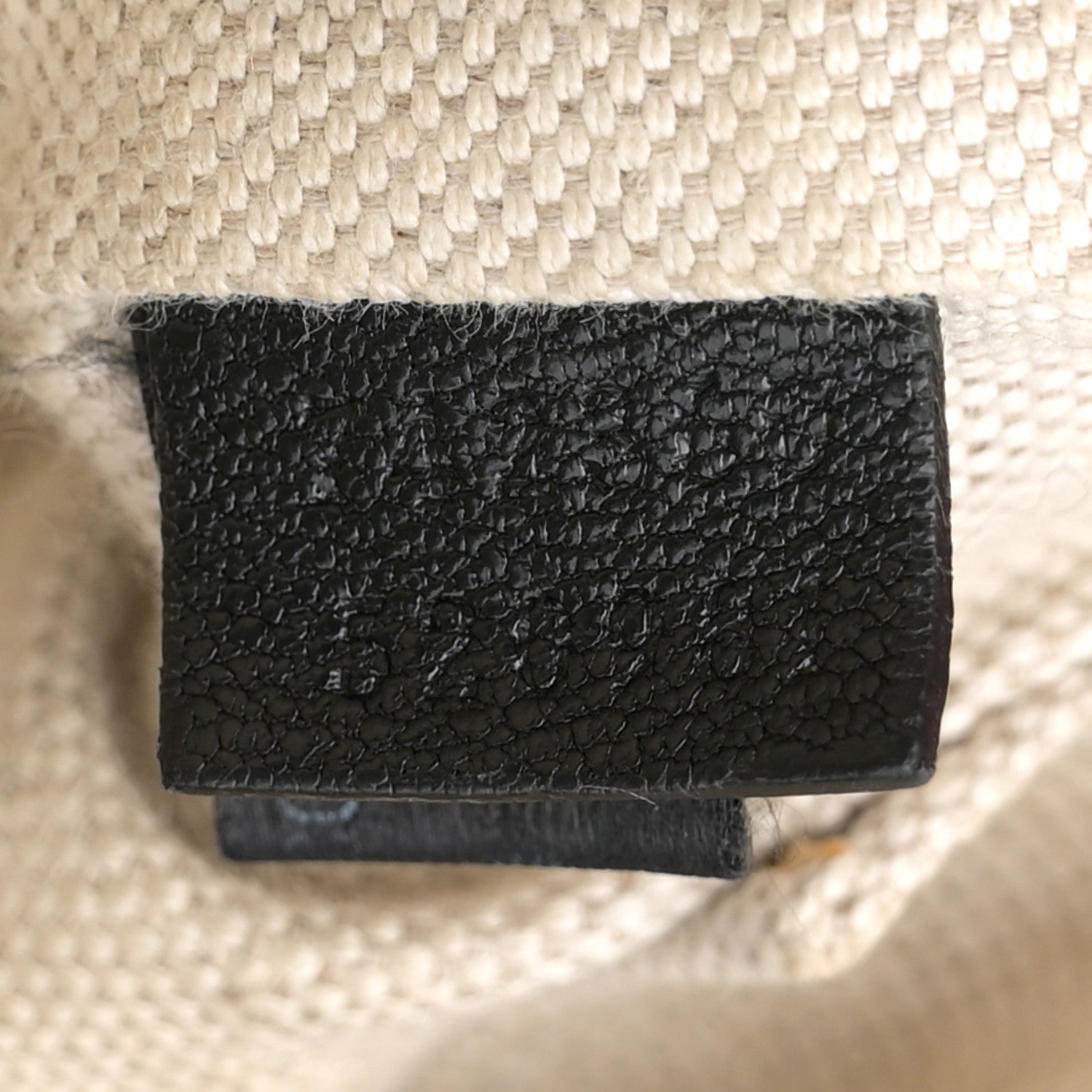 Sakai Be Green Calfskin Diagonal Stitched Small Blondie Shoulder Bag Black