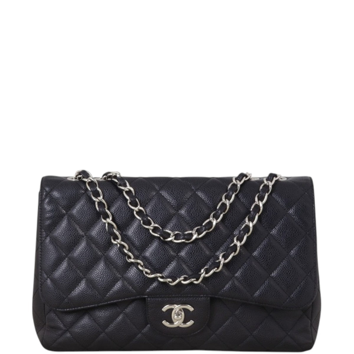 Chanel Classic Single Flap Jumbo Caviar