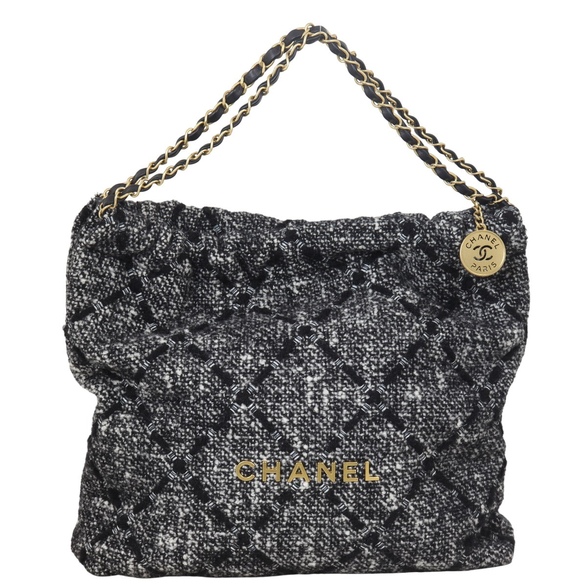 Chanel 22 Hobo Medium Tweed