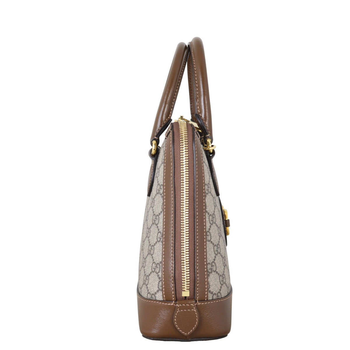 Gucci GG Supreme 1955 Horsebit Top Handle Bag Small