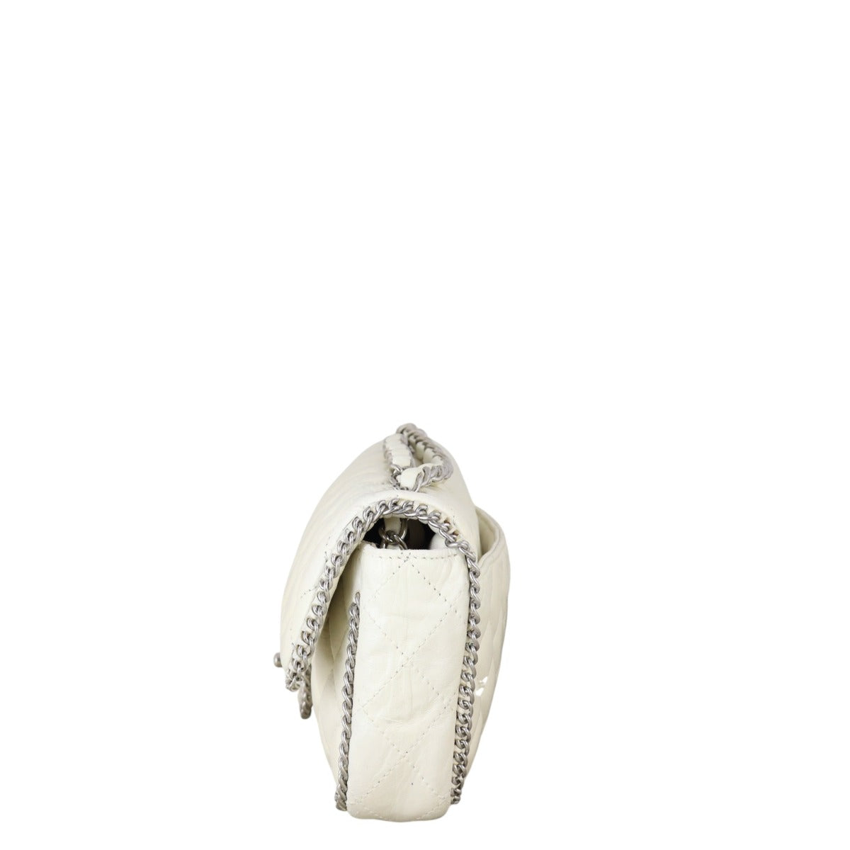 Chanel Chain Trim East West Flap Bag