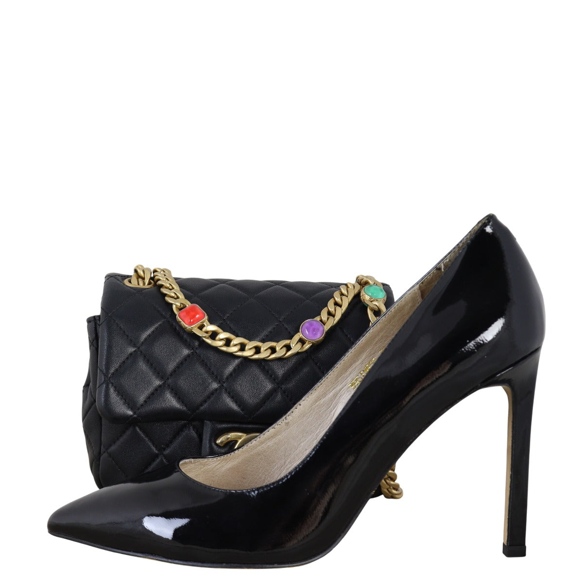 Chanel Pearl Samba Mini Square Flap Bag