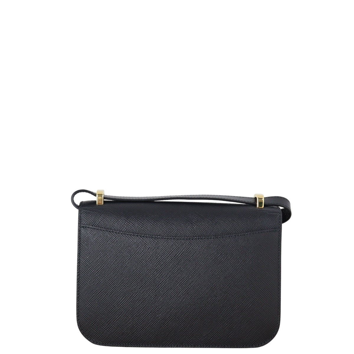 Prada Saffiano Cuir Embleme Flap Shoulder Bag