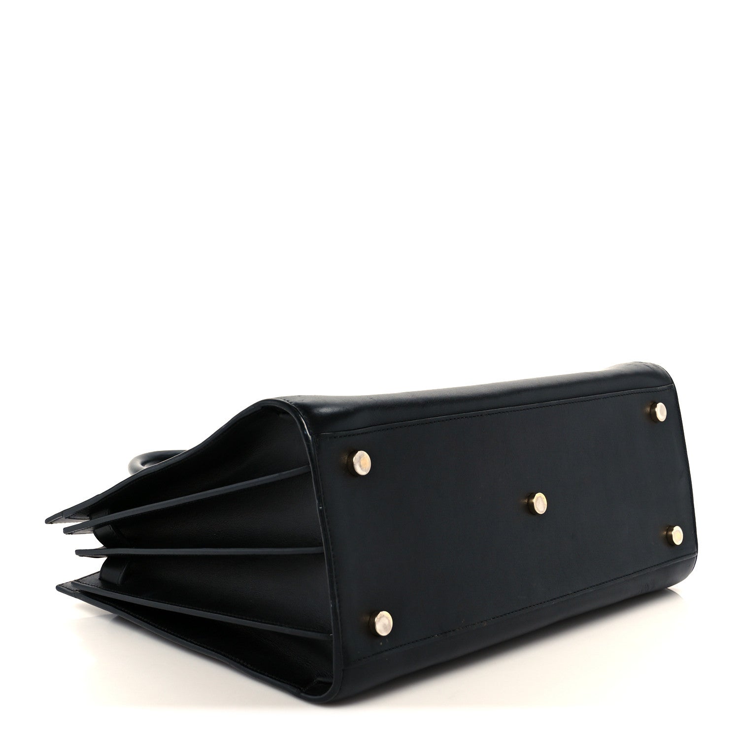 Smooth Calfskin Small Sac De Jour Black