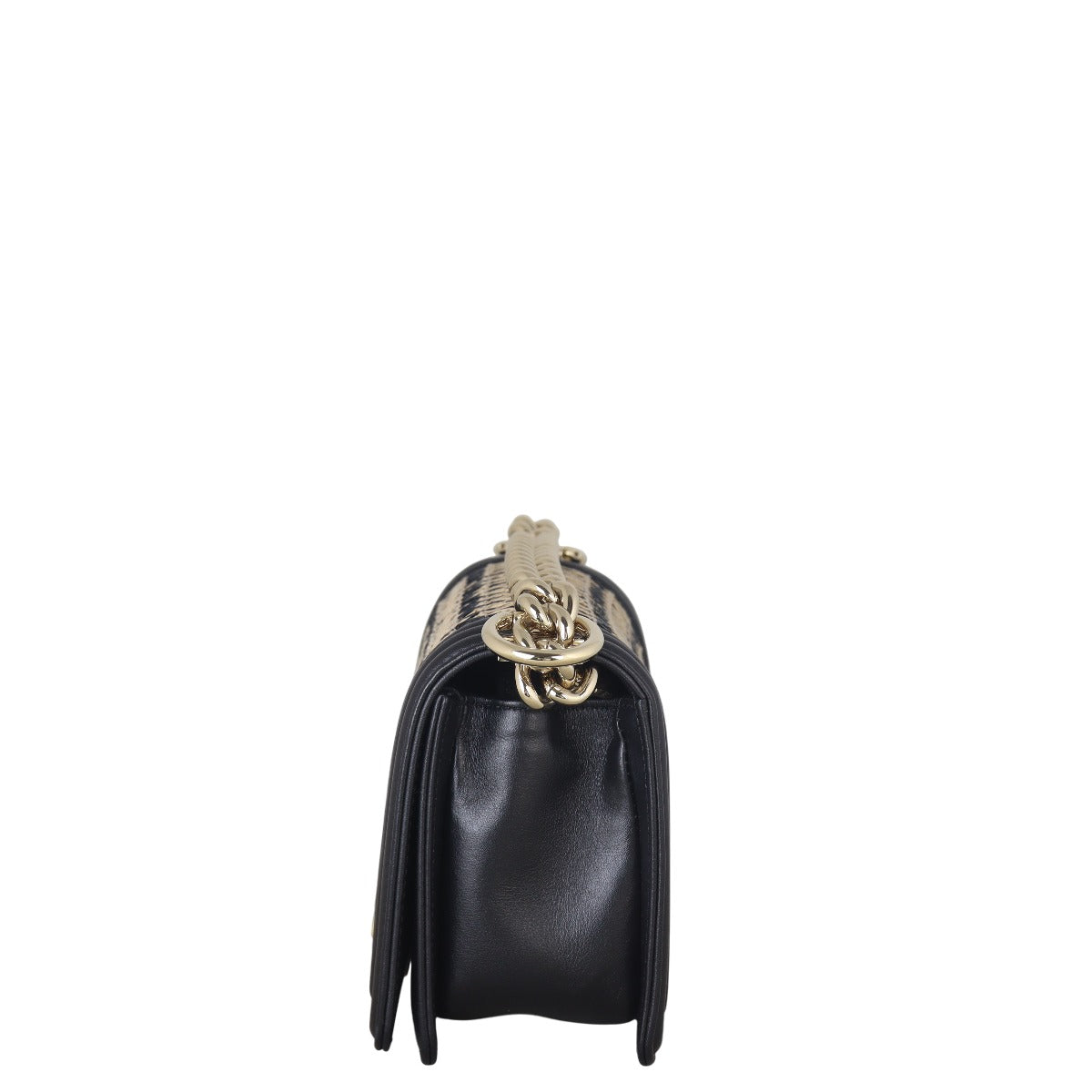 Chanel Boy Small Raffia