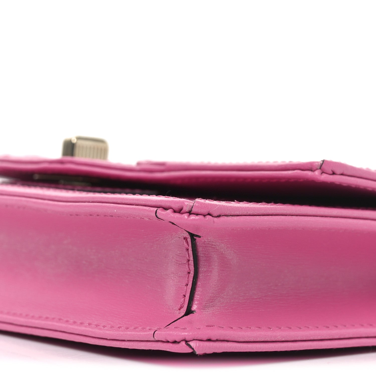 GG Monogram Scratch Lux Calfskin Mini Luce Shoulder Bag Blossom Rose Dark Blossom