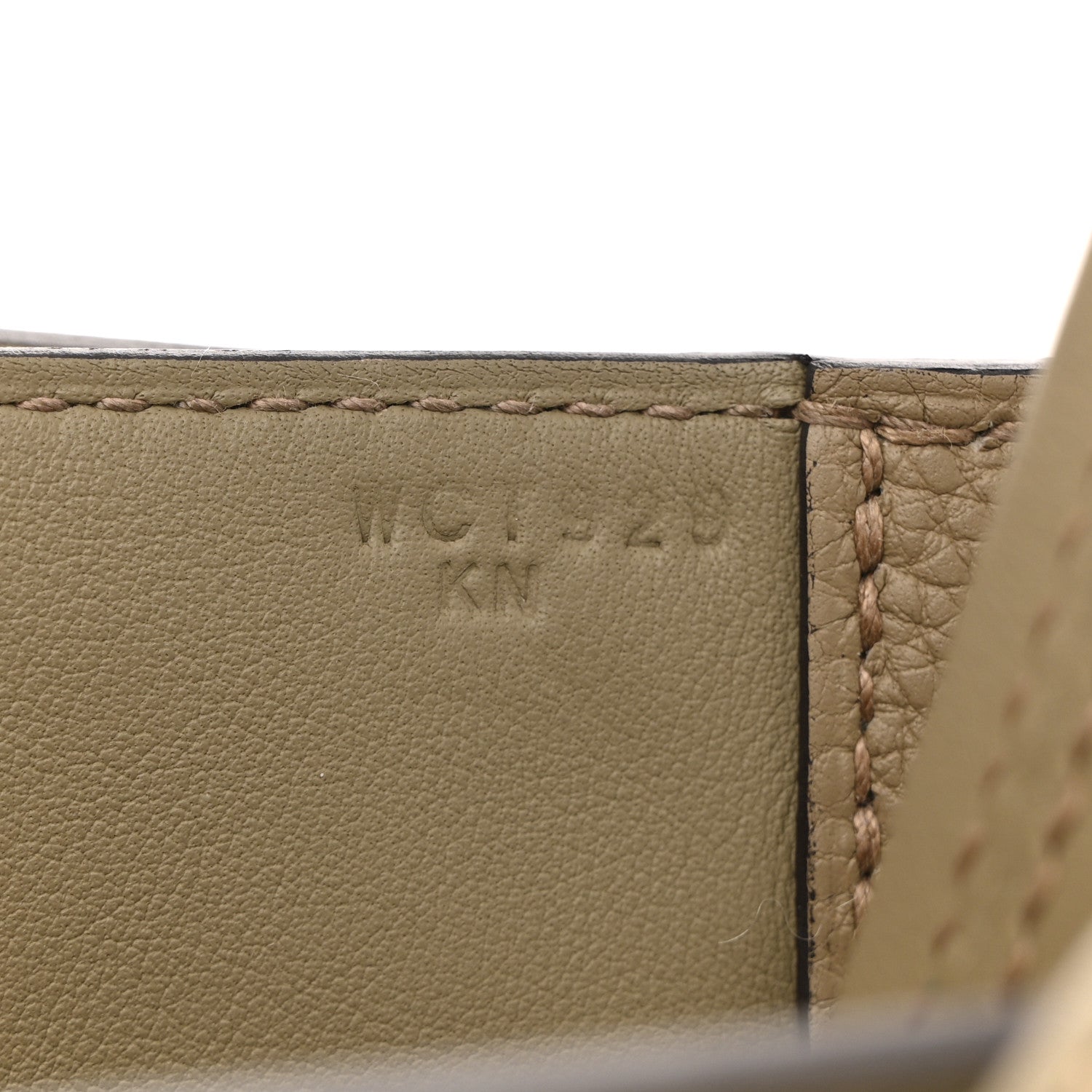 Togo Swift Medor Bag Beige Marfa