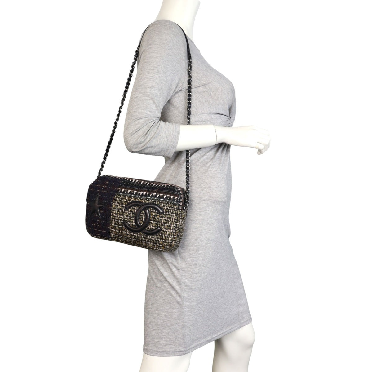 Chanel Paris-Dallas Camera Case Tweed Medium