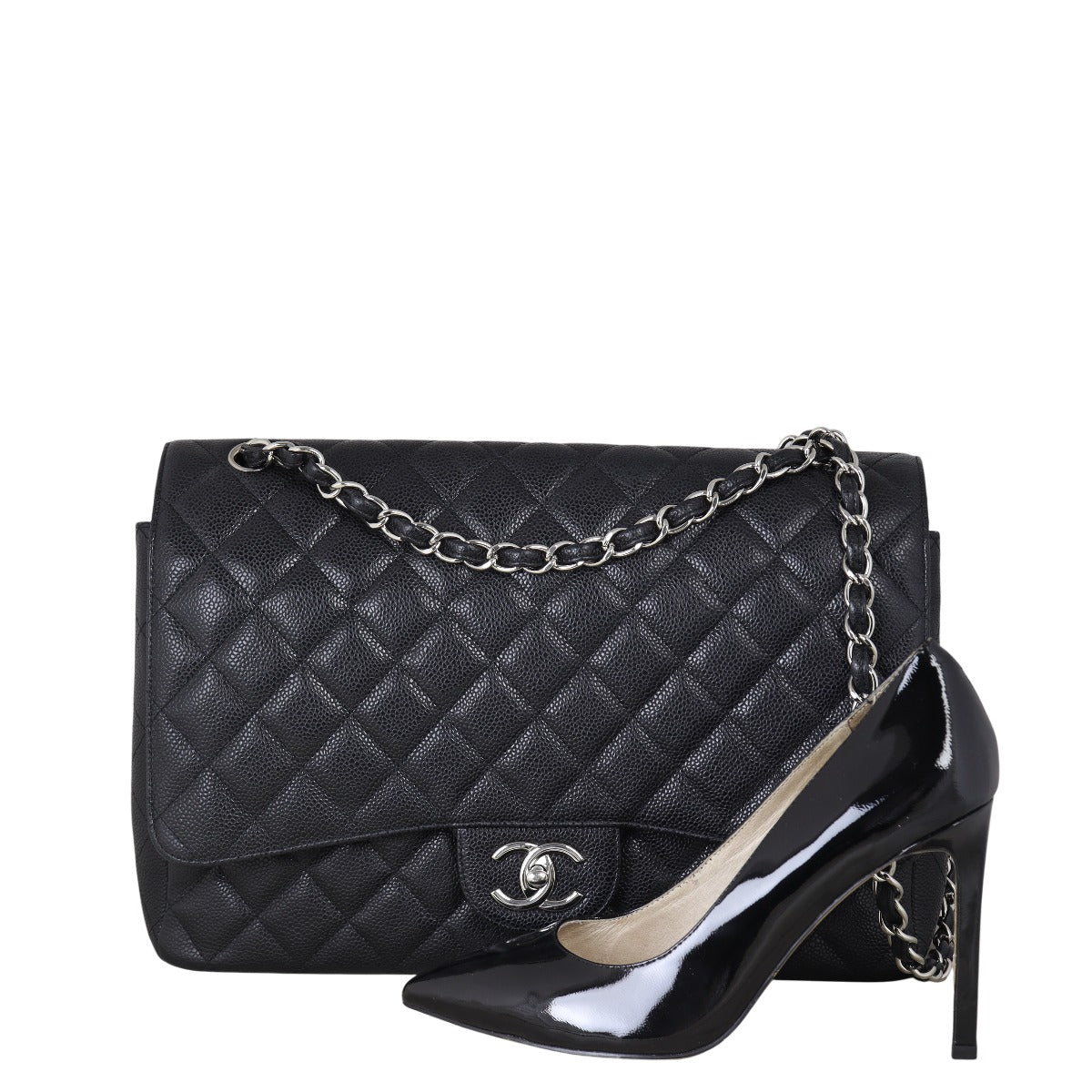 Chanel Classic Double Flap Maxi Caviar