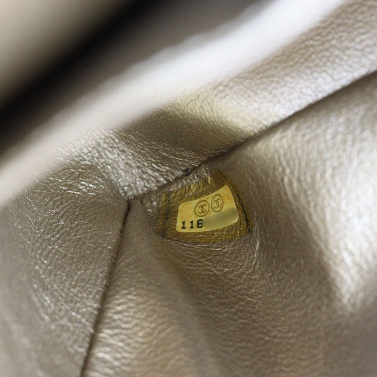 Chanel Classic Double Flap Small Metallic Bubble
